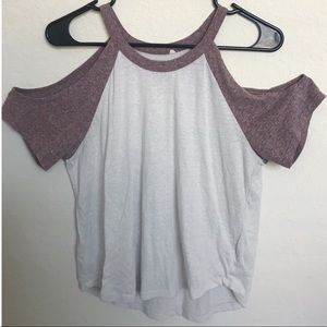 PacSun Cut Out Shoulder Tee
